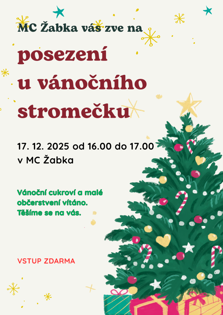 Posezení u vánočního stromečku