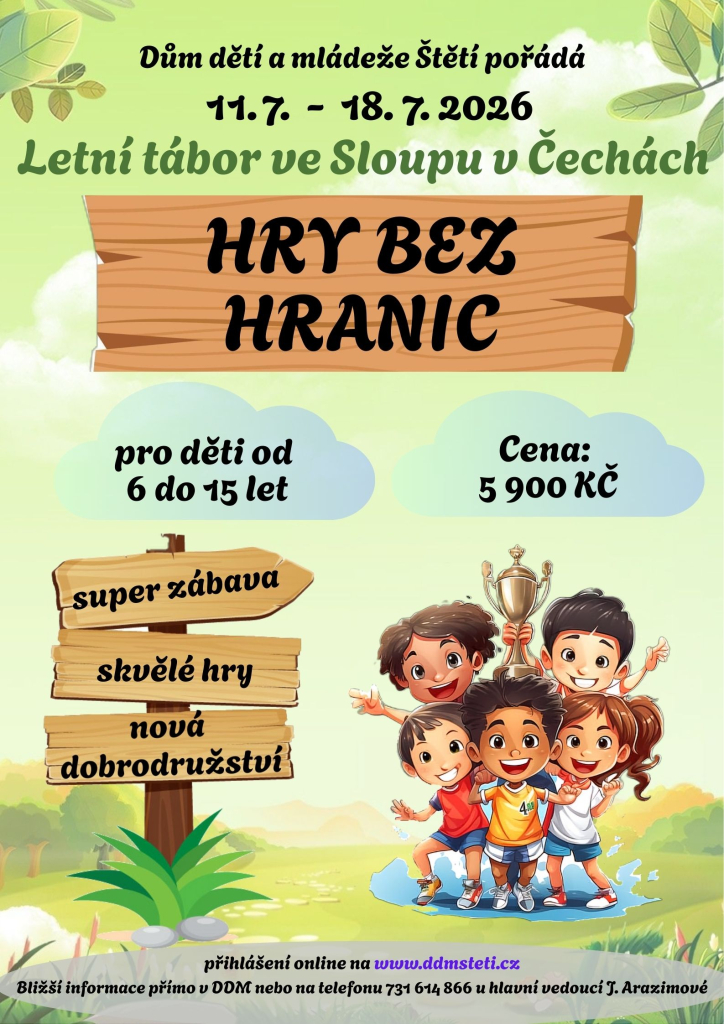 Letní tábor - Hry bez hranic