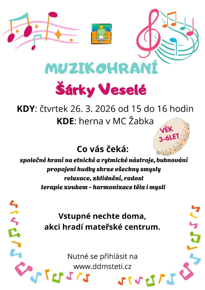 MUZIKOHRANÍ Šárky Veselé
