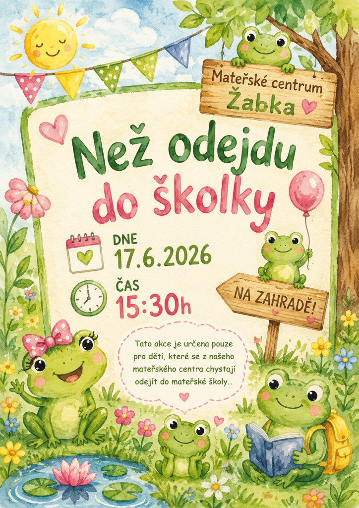 Než odejdu do školky