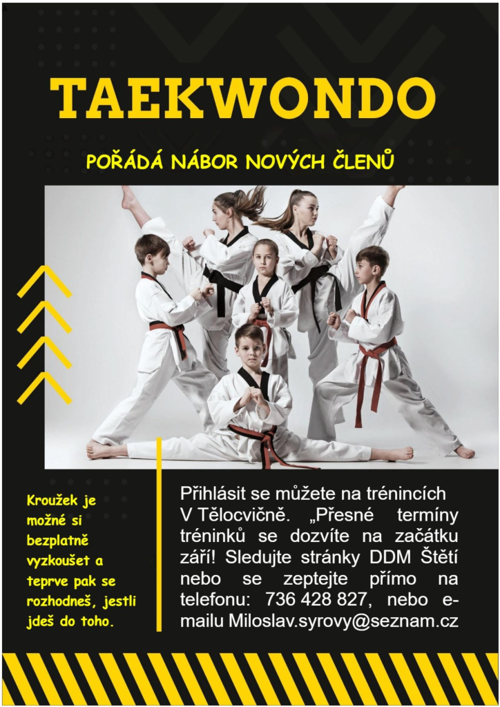 TAEKWONDO - NÁBOR