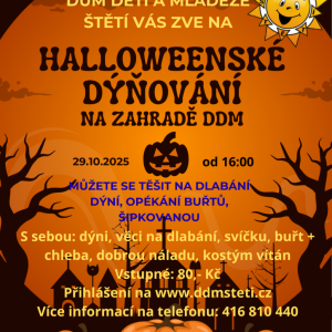 Halloweenské Dýňování