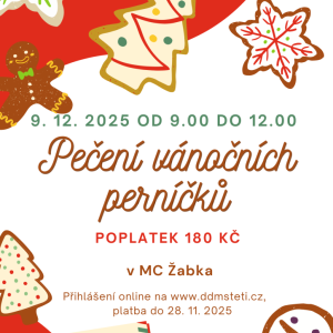 Pečení vánočních perníčků