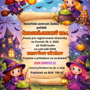 Čarodějnický rej pro nejmenší